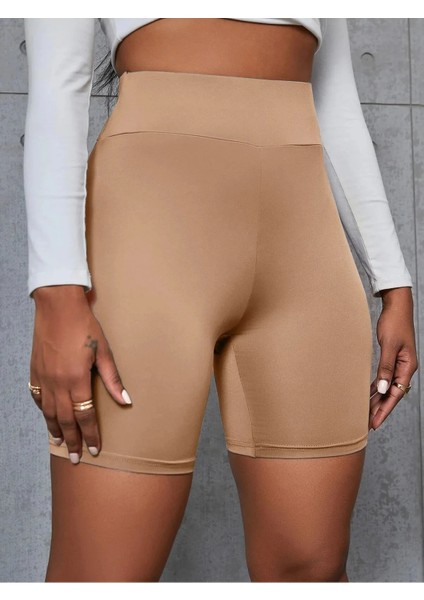 Kadın Toparlayıcı Dalgıç Kumaş Yüksek Bel Likralı Şort Sıkılaştırıcı Kısa Spor Tayt fırsatları