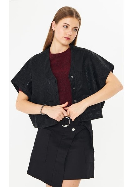 Kemerli Gabardin Etek Siyah modelleri