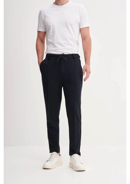 Slim Fit Scuba Kumaş Cepli Pamuklu Siyah Erkek Eşofman Altı 83000 fiyatları