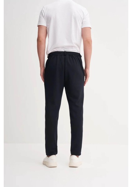 Slim Fit Scuba Kumaş Cepli Pamuklu Siyah Erkek Eşofman Altı 83000 modelleri