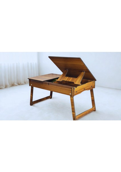 Ahşap Laptop & Kitap Sehpası Çok Amaçlı Çalışma ve Okuma Masası fiyatları