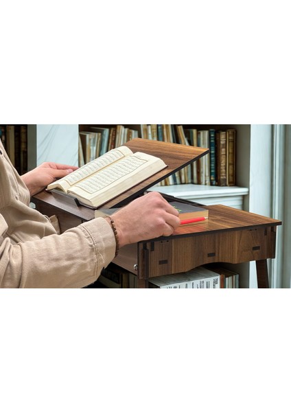 Ahşap Laptop & Kitap Sehpası Çok Amaçlı Çalışma ve Okuma Masası fırsatları