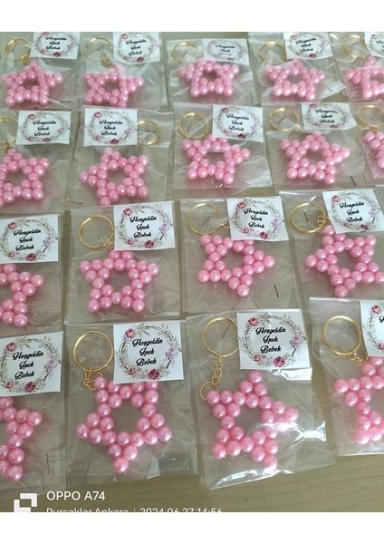 Boncuk Yıldız Anahtarlık Düğün Nişan Kına Hediyelik Sünnet Günü Bride To Be Özel Günler(15 Adet)