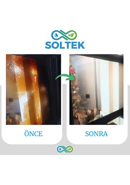 Şömine Soba Camı Temizleyici ve Parlatıcı Sprey- Sol Şöm 1 Lt modelleri