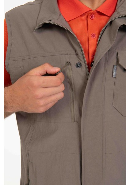 Stobia Erkek Yelek Açık Gri