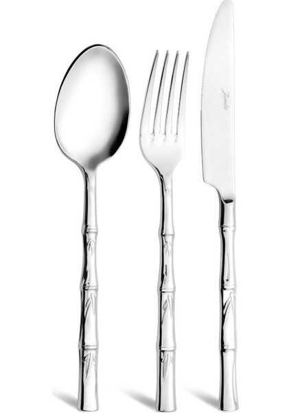 3405 18 Parça 6 Kişilik Yemek Çatal Kaşık Bıçak Seti