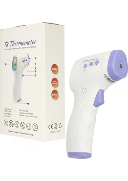 1 Cm-5 cm Mesafe 32*c-42.2*c Arası Temassız Ateş Ölçer modelleri