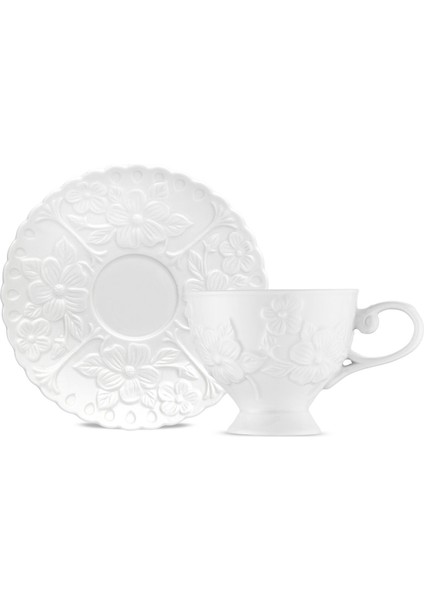 Laren 90 ml 6'lı Kahve Fincan Takımı