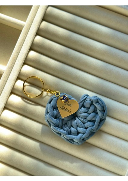 Kalp Örgü Anahtarlık