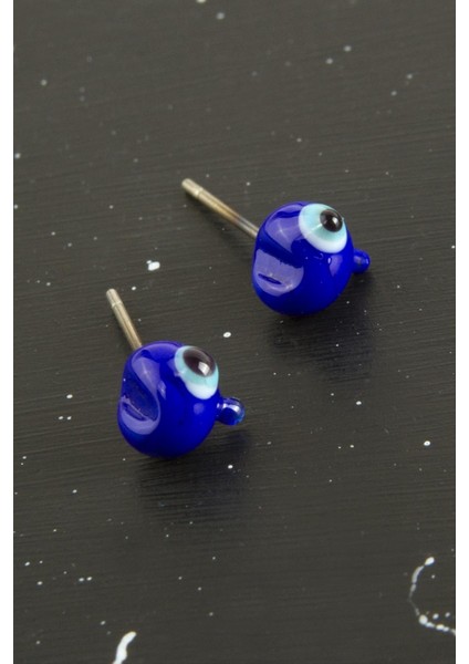 Depomix Penguen Cam Küpe-Mavi modelleri