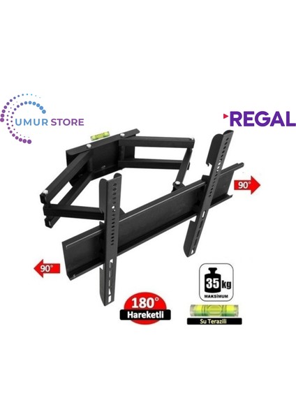 40T01900 40'' Smart Tıvo Full Hd 32”- 55” Çift Kollu Hareketli LCD LED Tv Askı Aparatı