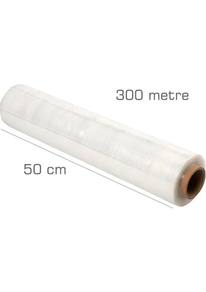 Manuel El Tipi Palet Streç Film Şeffaf 50 cm 17 Mikron 300 Metre 2 Adet fiyatları