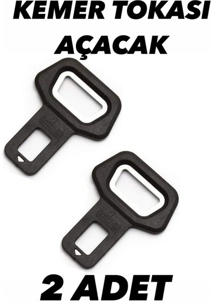 Tüm Araçlara Uyumlu Açacak ve Emniyet Kemer Klipsi 2 Adet