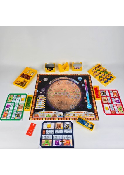 Masa Oyunu Aksesuarı- Terraforming Mars Oyunu Uyumlu 3D Baskı Organizer/ Insert Düzenleyici +Uqmotag fırsatları