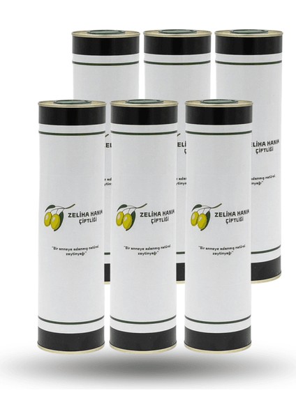750 ml Naturel Sızma Zeytinyağı x 6 Ad.(Toplam: 4,5 Lt)