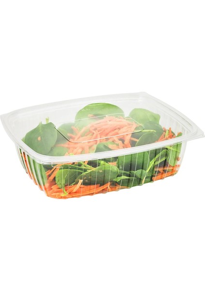 Sızdırmaz Düz Kapaklı Şeffaf Plastik Kap – 750 cc Kapasiteli, 25 Adet, Gıda Saklama ve Servis Kabı fiyatları