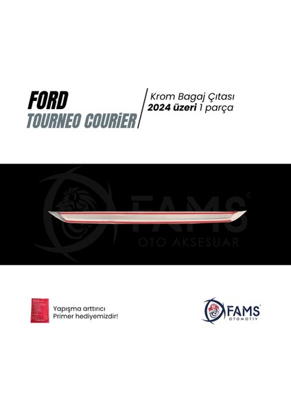 Ford Tourneo Courier Krom Bagaj Çıtası 2024 Üzeri Paslanmaz Çelik modelleri