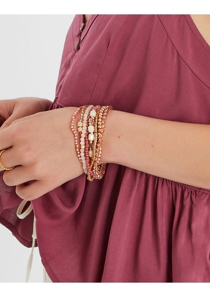 Streç Bileklik Set x 8 modelleri