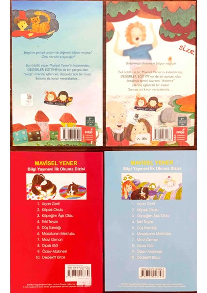 Mavisel Yener Kedi Masalı - Kuş Masalı - Köpek Okulu - Köpeğim Aşık Oldu. Set 4 Kitap fiyatları