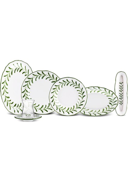 Oliva 32 Parça 6 Kişilik Kahvaltı Takımı