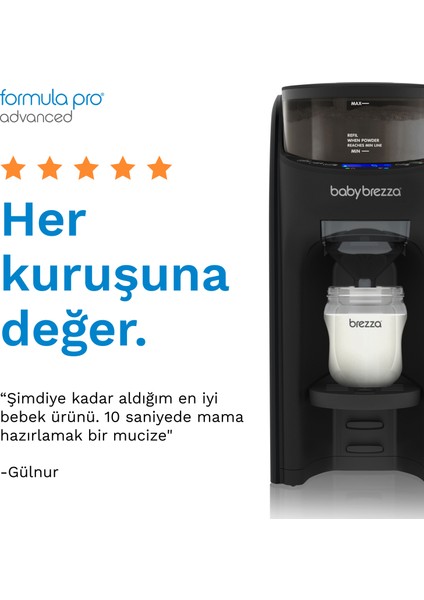 Formula Pro Advanced Siyah Otomatik Bebek Mama Yapma Makinesi