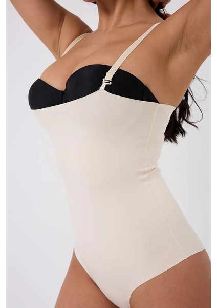 Mazzola Model Lazer Kesim Karın ve Göbek Sıkılaştırıcı Zıbın Korse