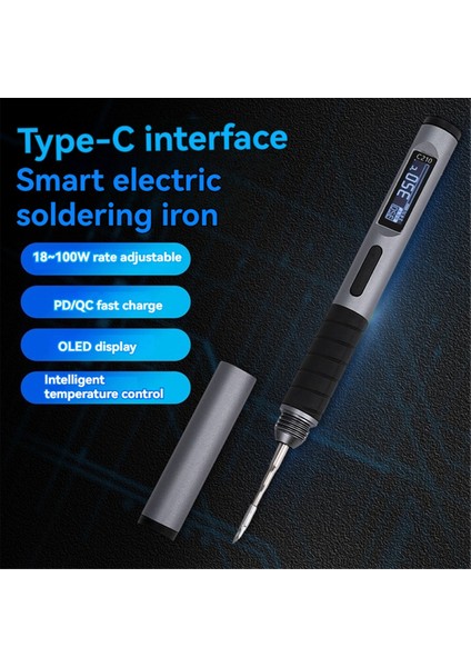 DC9-20V Ayarlanabilir Sıcaklık Hilletme Demiri 100-450 ℃ Kaynak Lehim Yeniden Yeniden Işleme Istasyonu Pd 100W Taşınabilir Onarım Aracı (Yurt Dışından) fiyatları