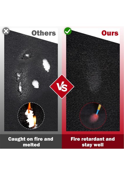 Karbon Keçe Kaynak Battaniyesi Fireproof - 2 Paketler 20X36INCH Isı Dirençleri Kumaş 1800 ° F Yüksek Sıcaklık Yalıtım Pedi (Yurt Dışından) fırsatları