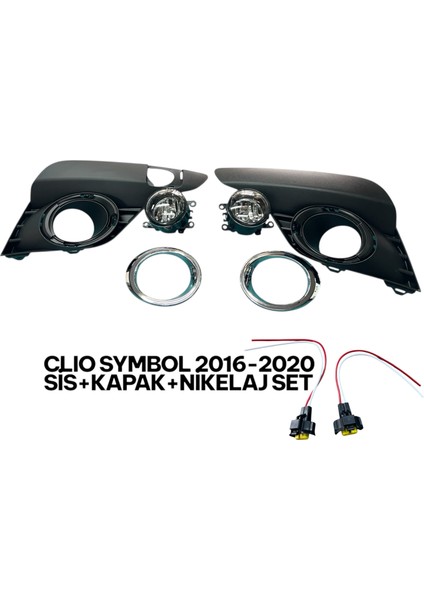 Clıo Symbol 2016 Sonrası Sis+Kapak+Nikelaj Seti+Söket Takım