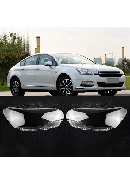 Citroen C5 2010-2016 Far Kapağı Yedek Abajur Için Araba Ön Far Lens Işık Otomatik Kabuk (Yurt Dışından) fiyatları