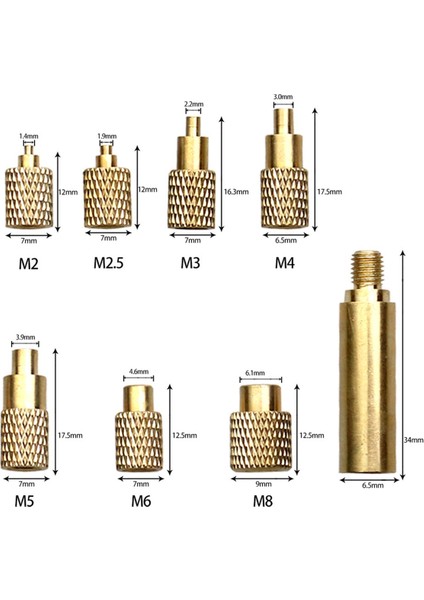 Isı Ekleme Somun Demir Uç T12 Lehimleme Demir Uç Dahili Ipucu Uç M2-M8 Pirinç Sıcak Somun Takma Kiti (Yurt Dışından) indirimleri
