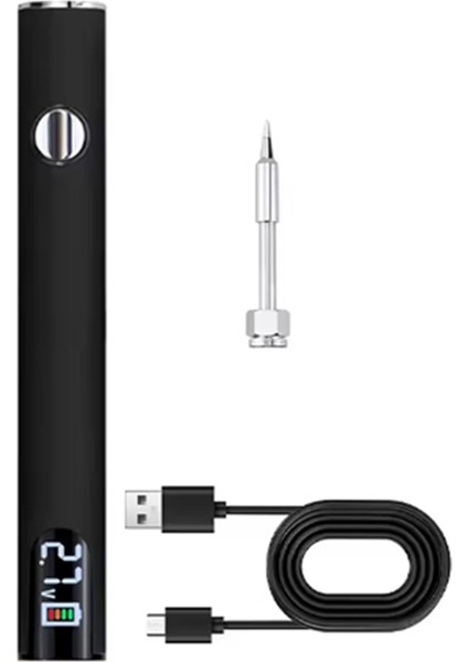 Kablosuz Şarj Elektrikli Lehimleme Demir Lehim Ayarlanabilir Voltaj ve Taşınabilir Hızlı Şarj Onarım Kaynak Araçları A (Yurt Dışından)