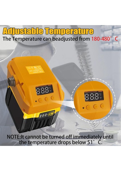 60W 480 ° C Taşınabilir Kablosuz Elektrikli Havalandırma Demir Çok Fonksiyonlu Dewalt 20V Pil Için Elektrikli Kaynak Makinesi (Yurt Dışından) indirimleri