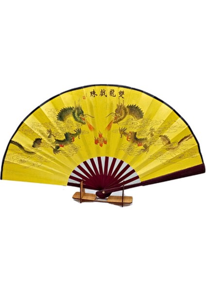 Çin Bambu Kraft Kağıt Yelpaze Küçük indirimleri