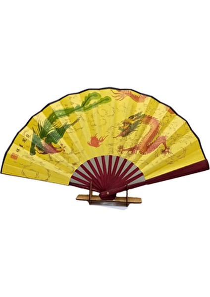 Çin Bambu Kraft Kağıt Yelpaze Küçük