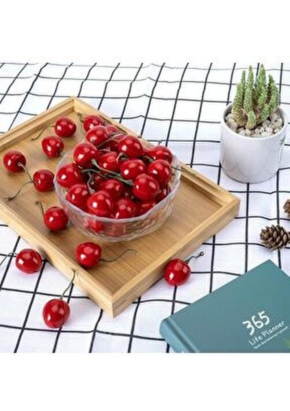 Yapay Kiraz Kırmızı 20'li Paket Yapay Meyve