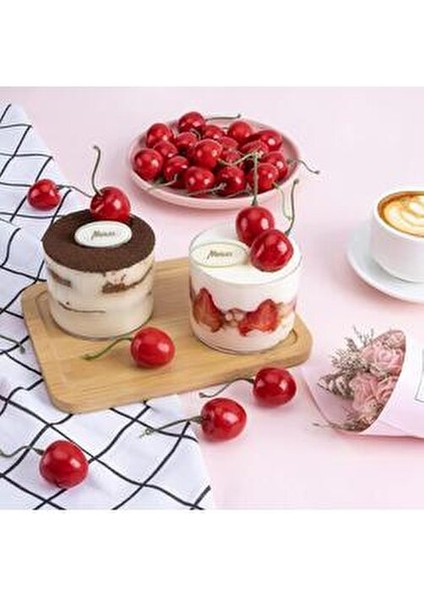 Yapay Kiraz Kırmızı 20'li Paket Yapay Meyve