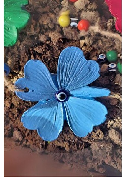 Dekoratif 4 Yapraklı Yonca Duvar Süsü 3 Adet