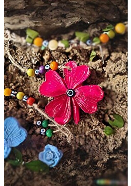 Dekoratif 4 Yapraklı Yonca Duvar Süsü 3 Adet