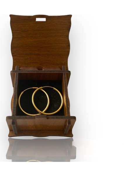 Düz Halka Altın Küpe modelleri