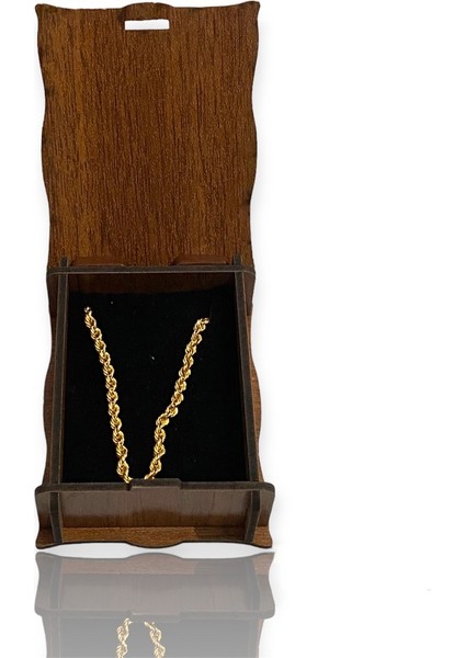 14 Ayar Altın 4 mm Halat Zincir 65 cm fırsatları