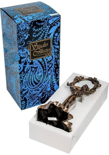 Nilüfer Çiçekli Kadın Figürlü Masa Aynası indirimleri