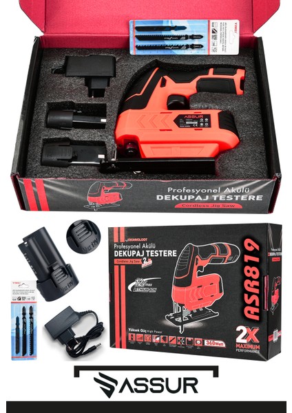 Profesyonel 12 V Çift Akülü Şarjlı Dekupaj Testere Makinesi fiyatları