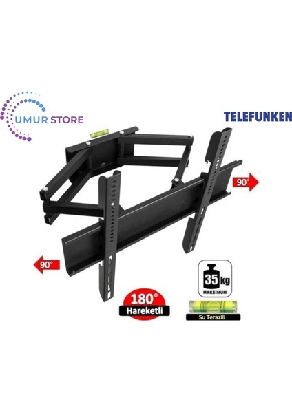 XU43K700 43" Ultrahd Smart Wıfı Bt 32”- 55” Çift Kollu Hareketli LCD LED Tv Askı Aparatı fiyatları