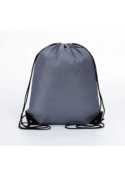 1pc Drawstring Sırt Çantası Çanta Yansıtıcı Strip String Sırt Çantası Cinch Çuvalları Okul Yoga Spor Spor Salonu Seyahat Renk: A7 (Yurt Dışından)