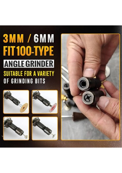 100 Tip Açılı Öğütücü M10 Iplik Taşlama Parlatma Için Açılı Öğütücü Modifiye Adaptörü Düz Öğütücü Aynaya Doğru (Yurt Dışından) fiyatları