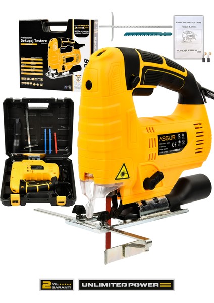 800 W Devir Ayarlı Dekupaj Testere Makinası