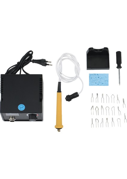 Ahşap Brülör Pirografi Kalem Yakma Makinesi Kabak Araç Seti Kaynak Teli Üst Ayarlanabilir Sıcaklık Ab Fişi (Yurt Dışından)