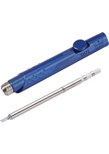 SH72 Lehimleme Demir 65W 12-24V 220-400 ℃ Ayarlanabilir Sıcaklık SH72 Ku Kaynak Aracı T12 Koyu Mavi Değil (Yurt Dışından)