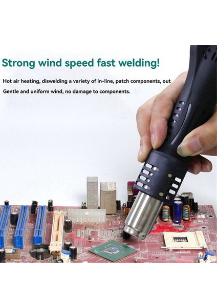 8118 Smd Yeniden Işleme Lehimleme Istasyonu 2&#39 Si 1 Arada Sıcak Hava ve Bga Pcb Ic Onarımı Gelişmiş Kaynak Aracı Ab Fişi Için (Yurt Dışından) fırsatları